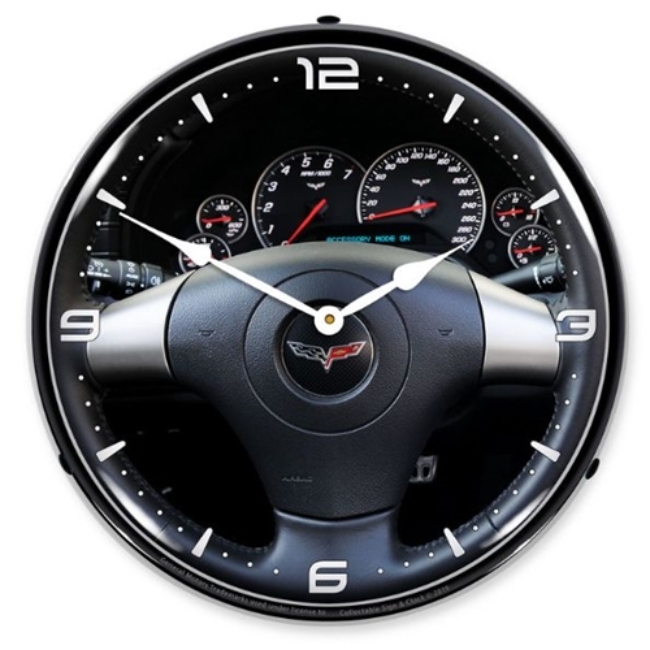 Picture of C6 Corvette Dash LED Backlit Clock