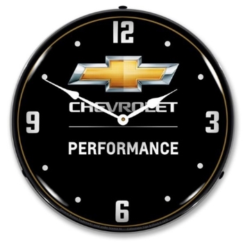 Picture of Chevy Bowtie Performance LED Backlit Clock