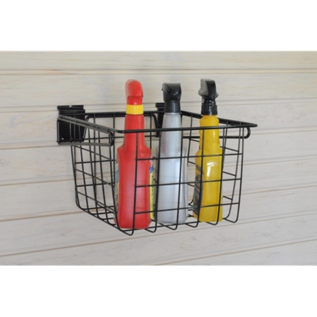 Picture of 12 in W x 12 in Deep Wire Basket for for Slatwall / storeWALL / Handiwall