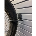 Picture of Fat Tire Bike Hook Locking Organizer for Slatwall Wall Storage
