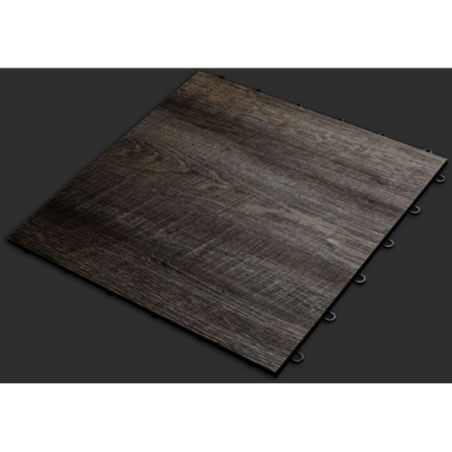 Picture of RaceDeck  Charred Oak Interlocking Garage Floor Tile