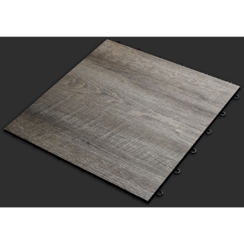 Picture of RaceDeck  Smoked Oak Interlocking Garage Floor Tile