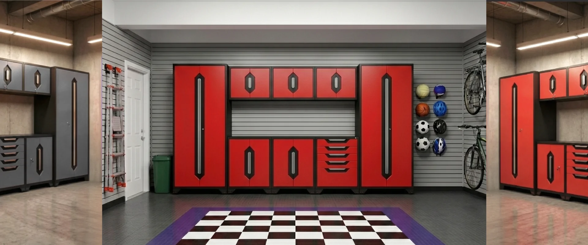 Firehouse Garage Gear Storage Cabinets